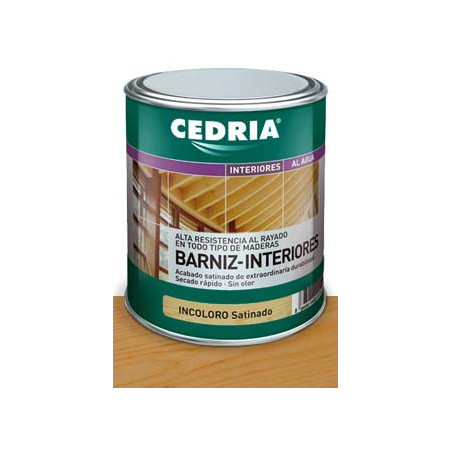 Cedria Barniz Interiores Castaño / Cerezo